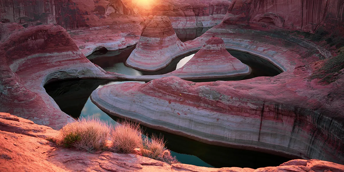The Labyrinth, Reflection Canyon fine art print